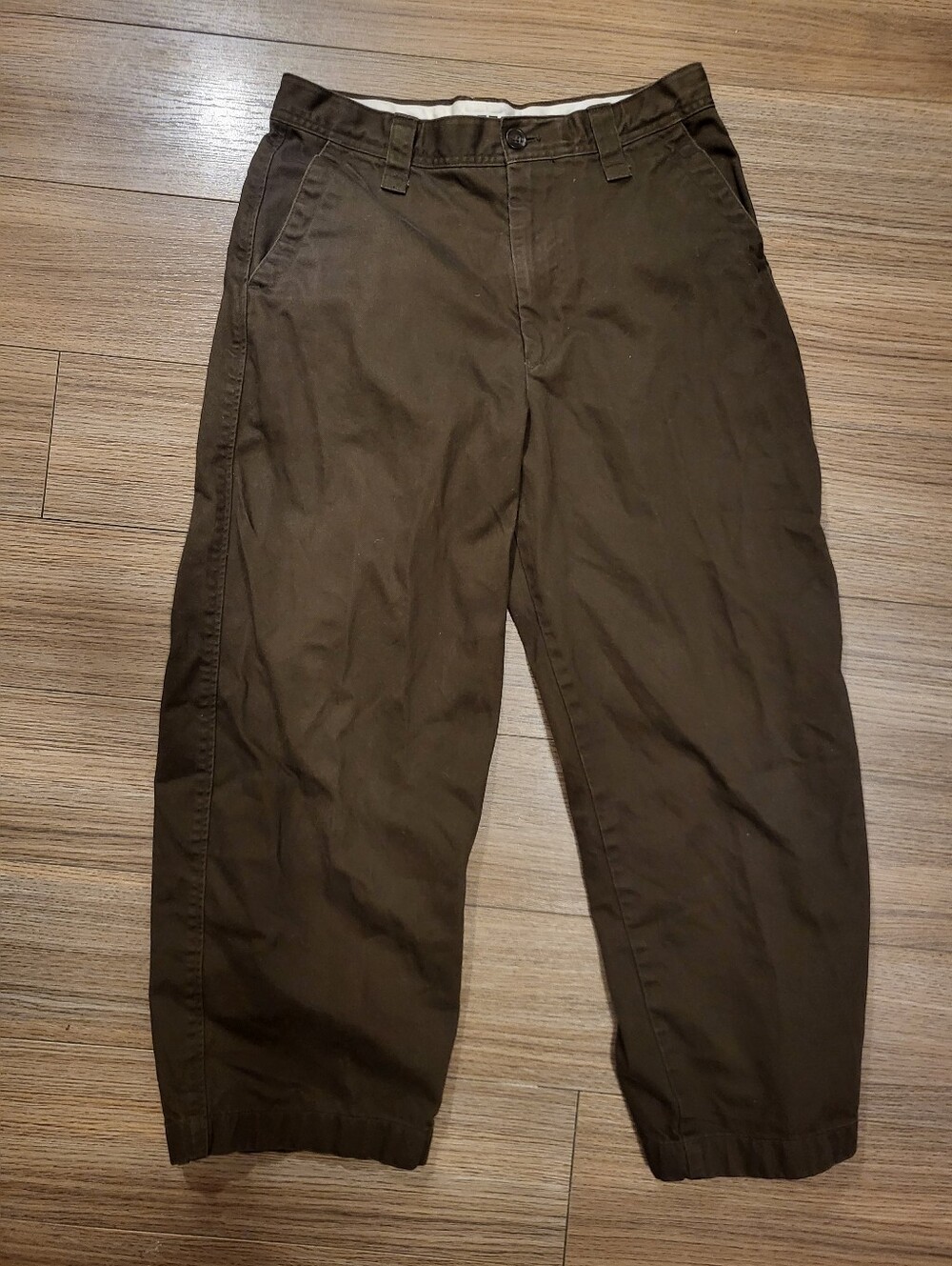 Men's Brown Uniqlo Casual Chino Pants - Classic Fit
